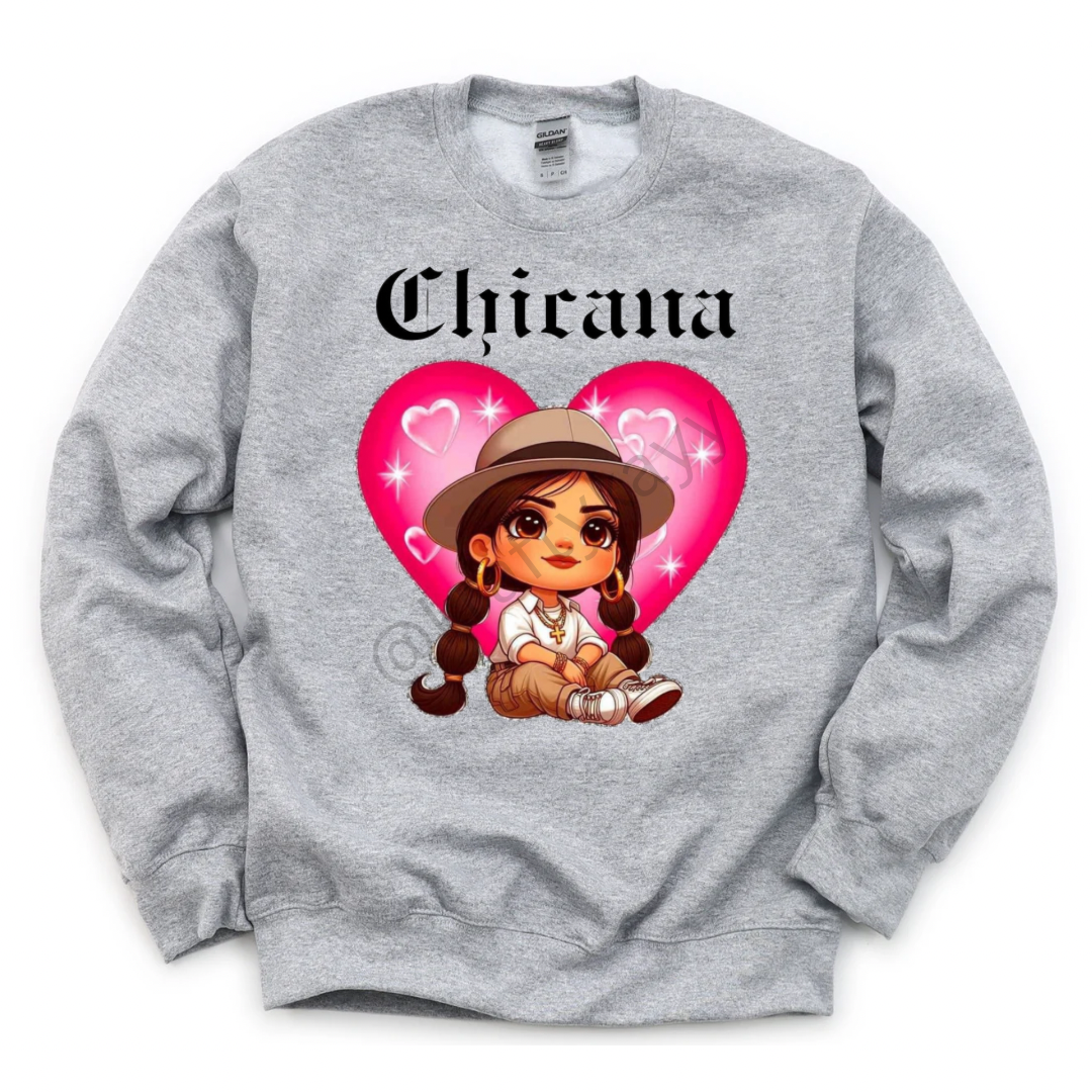 CHICANA Pink Heart