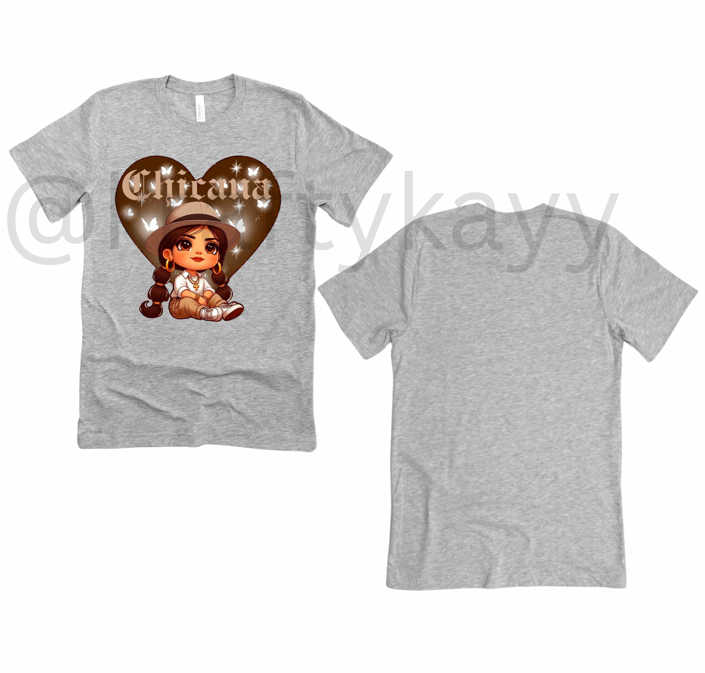 CHICANA BROWN HEART