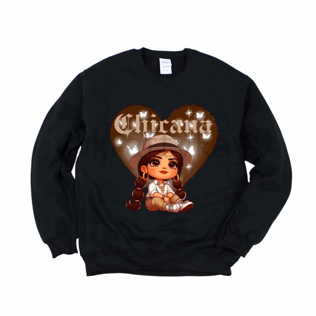 CHICANA BROWN HEART