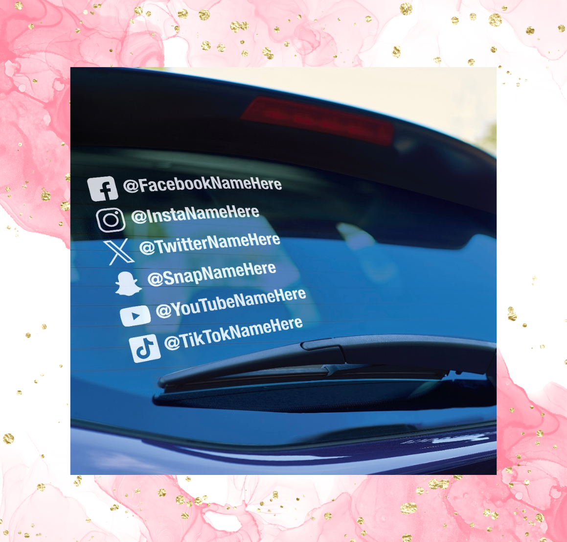 CUSTOMIZED CAR DECALS